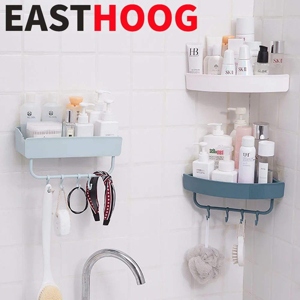 

Portable Bathroom Storage Rack Draining Design Space Saving Separable Storage Box Plastic Rack For Home Storage