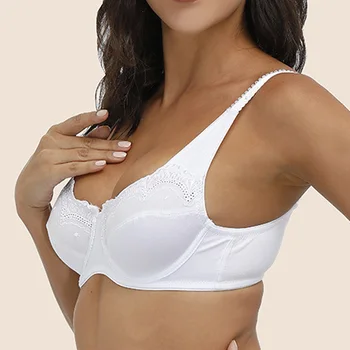 

Kancool Intimates Ladies Bras Solid Cotton Plus Size Lingerie Wholesale Women Wire Free Bras Soft Thin Cup Comfortable Underwear