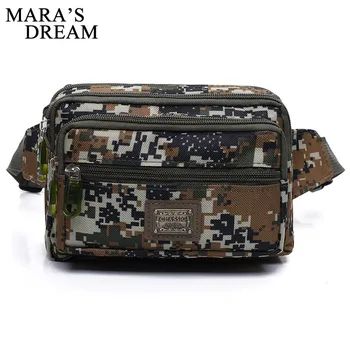 

Mara's Dream High Quality Ride Travel Camouflage Waist Bag Nylon Leisure Fanny Pack Bum Bag Belt Men Mountaineering Belly Band