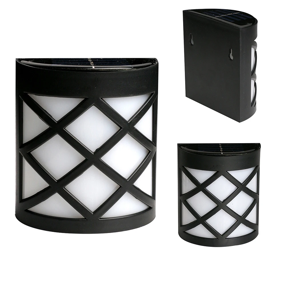 Hexagonal Solar Retro Durability UV Outdoor Aesthetic Fence Lamp Wall Lights