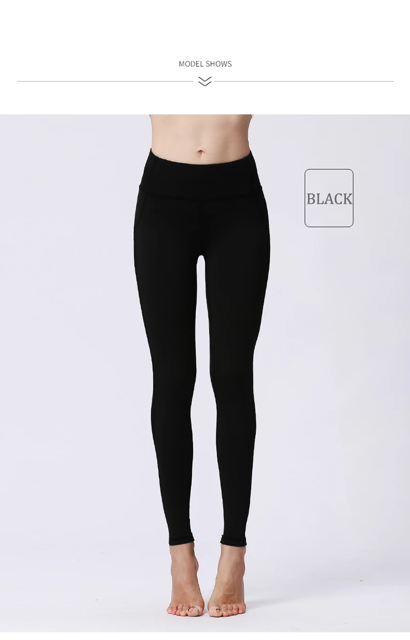 Solid color Sport Leggings Women Mesh stitching yoga pants High waist hip sweatpants for women push up gym pants#A8L6