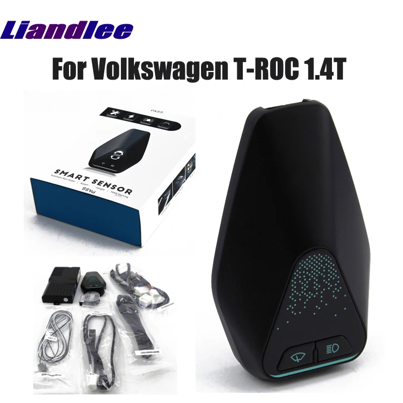 

For Volkswagen VW T-ROC 2018~2019 Car Automatic Rain Wiper Sensors & Headlight Sensor Smart Auto Headlamps Windscreen Assistant