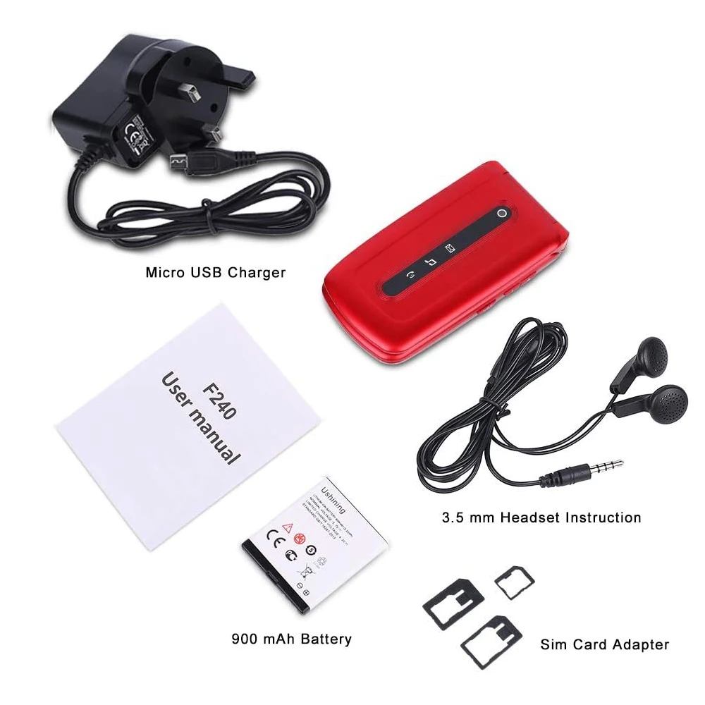 3G Big Button Basic Mobile Phones UnlockedDual Sim