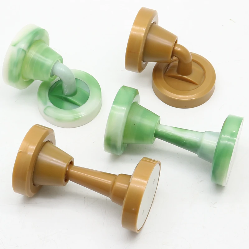 

ABS Silicone Door Stopper Door Lock Protective Pad Anti-Collision Protection Self Adhesive Doorstop Door Hardware Wall Protector