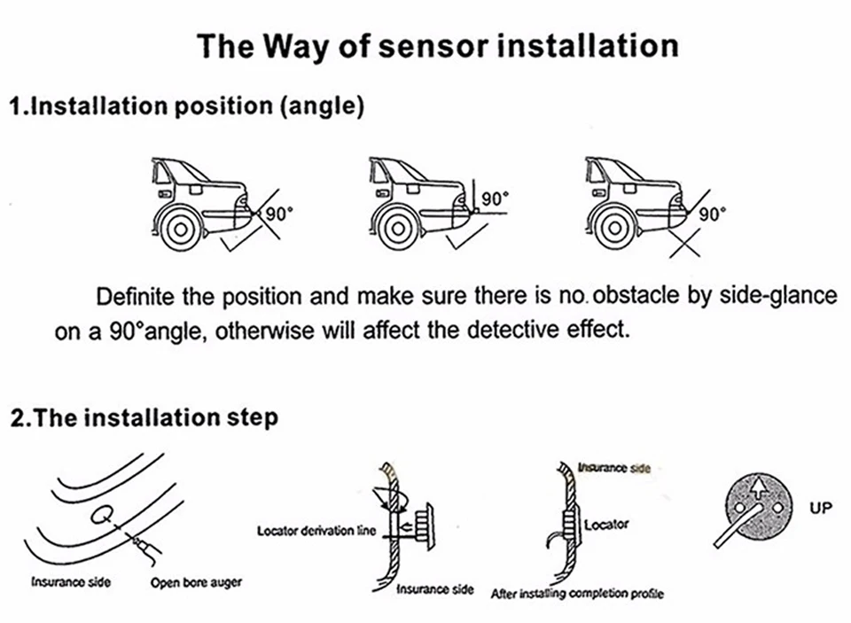 Простая установка, 4 зонда без экрана, чистый зуммер, автомобильная автоматическая парковка, электронный светодиодный радар заднего хода, система мониторинга, детектор