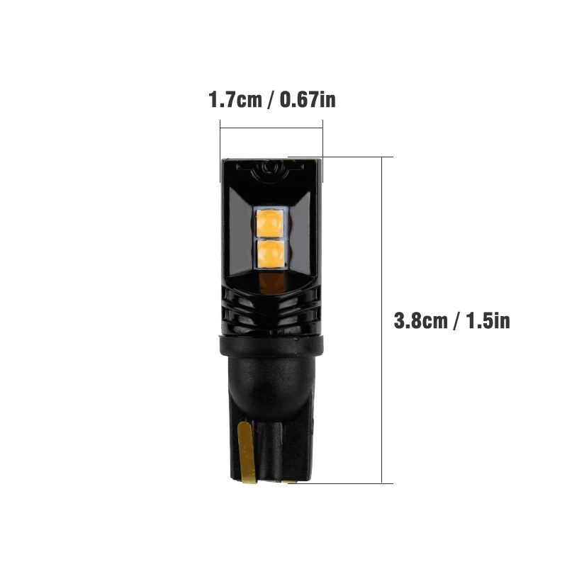 OKEEN 10 шт. супер яркий автомобильный T10 светодиодный 3030 4SMD лампа W5W 168 194 поворотник светильник Янтарный Белый Синий Красный номерной знак Doom светильник s