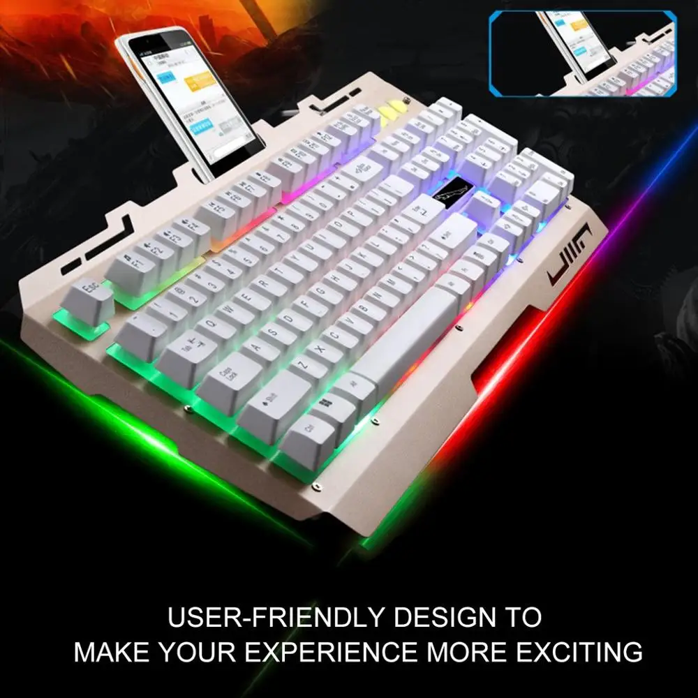 G700 игровая светящаяся проводная USB мышь и клавиатура костюм с радужной подсветкой светодиодный подсветка механическая клавиатура игровая мышь