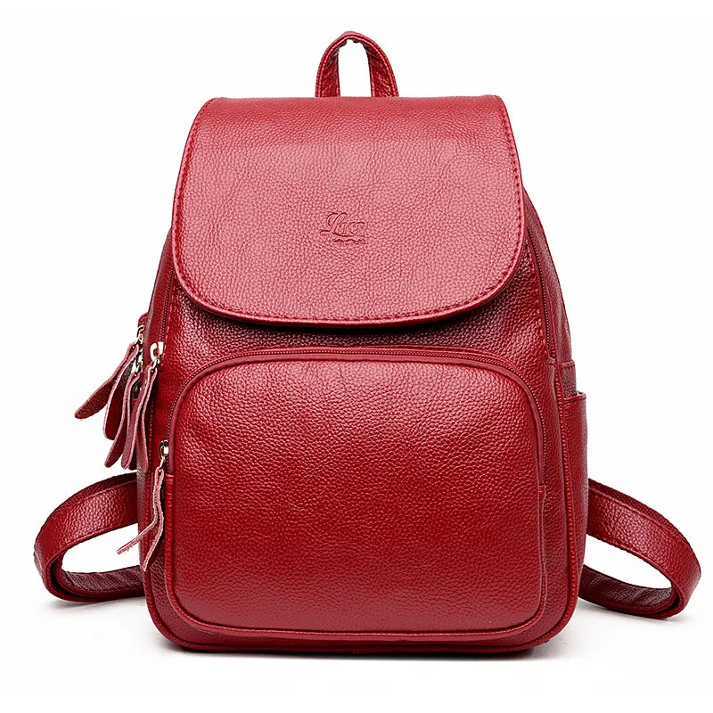 

Direct Selling 2018 New Style Backpack with Leather WOMEN'S Bag Korean-style Fashion Embossed Leather WOMEN'S PU Backpack Travel