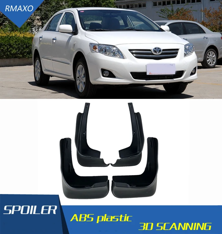 Брызговики для Toyota corolla 2006-2013 передние с цветным и задним клапаном | Автомобили