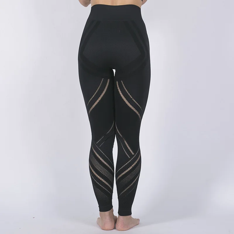 CHRLEISURE Styles Energy бесшовные леггинсы женские фитнес брюки для бега леггинсы с высокой талией s Новые Полые леггинсы с высокой талией
