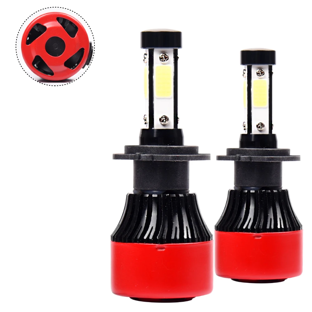 

High Quality Crbrillar 4 Side COB 16000lm H4 Hi lo H7 H11 9005 9006 Car LED Headlight Bulbs Auto Led Headlamp Fog Light 12V 24V