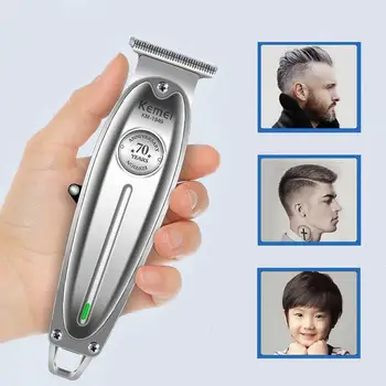 

Hair Trimmer Stainless Steel Clippers Fashion Barber Silvery Shaving Health Beauty Trimmers Painless