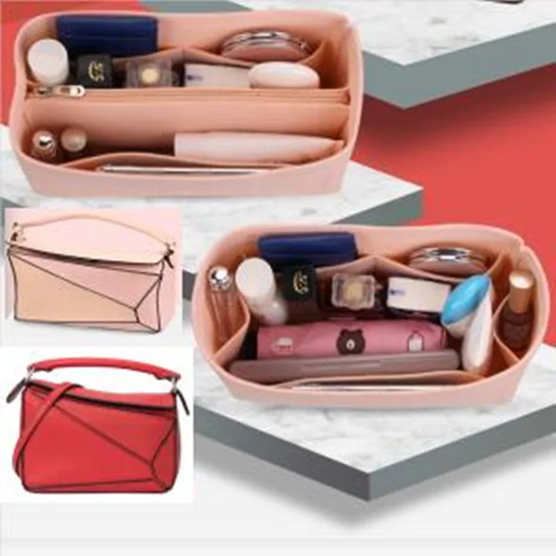 Сумка для багажа из войлочной ткани с геометрическим рисунком шейпер кошелек