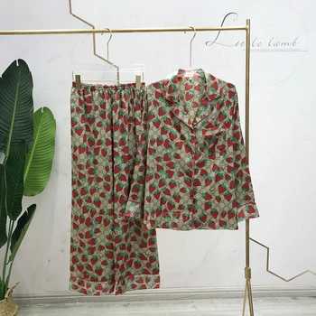 

2020 2PCs Pajamas Set For Women Casual Sleepwear Silk Comfortable Top Trousers Clothing Suit Smooth Home Lounge Wear Pyjamas PJs