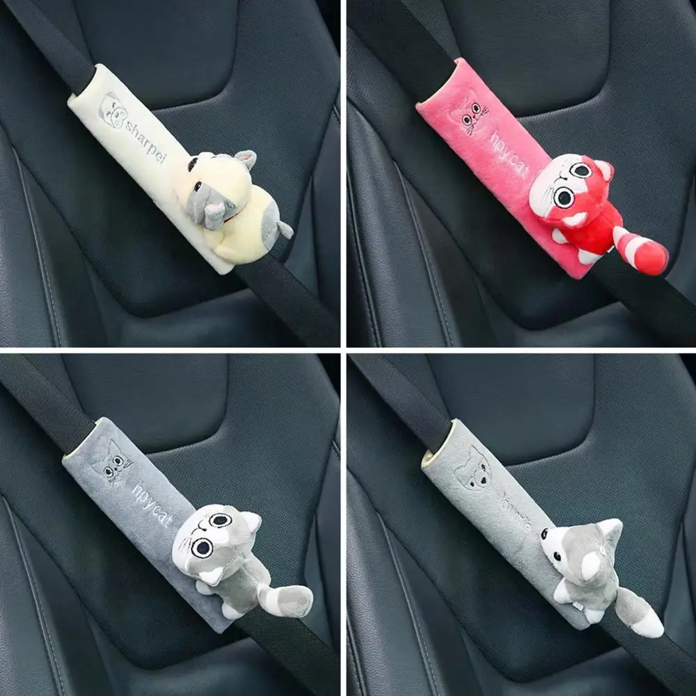 Shoulder Cover Plush Shoulder Cushion Seat Belt Cover Seatbelt Shoulder Pads Plu