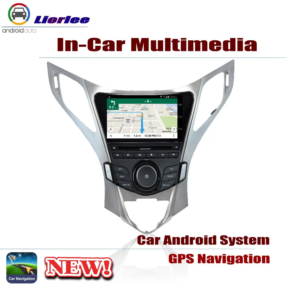 Автомобильный мультимедийный плеер Hyundai Azera 2012 ~ 2017 Android радио GPS навигация система