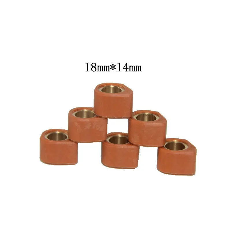 

Modified Parts Performance Racing Variator Copper Rollers Set 18x14mm For Scooter ATV GY6 125 GY6 150 152QMI 157QMJ 9g to 15g