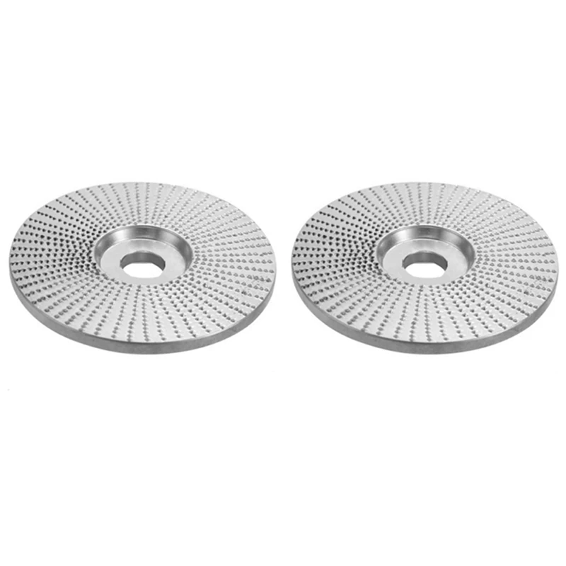 

2Pc Wood Angle Grinding Wheel Sanding Carving Rotary Tool Abrasive Disc for Angle Grinder Tungsten Carbide