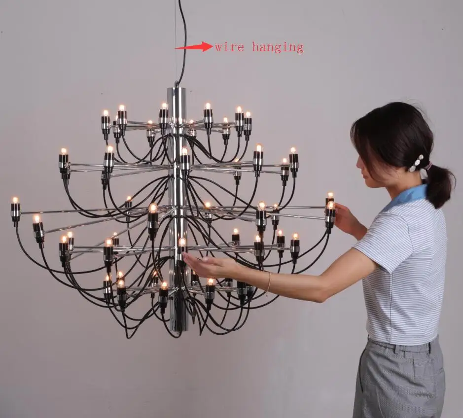 

Modern home decorationa lamps 18/30/50 gold / silver Gino sarfaitti designed chandeliaer dining room light the room