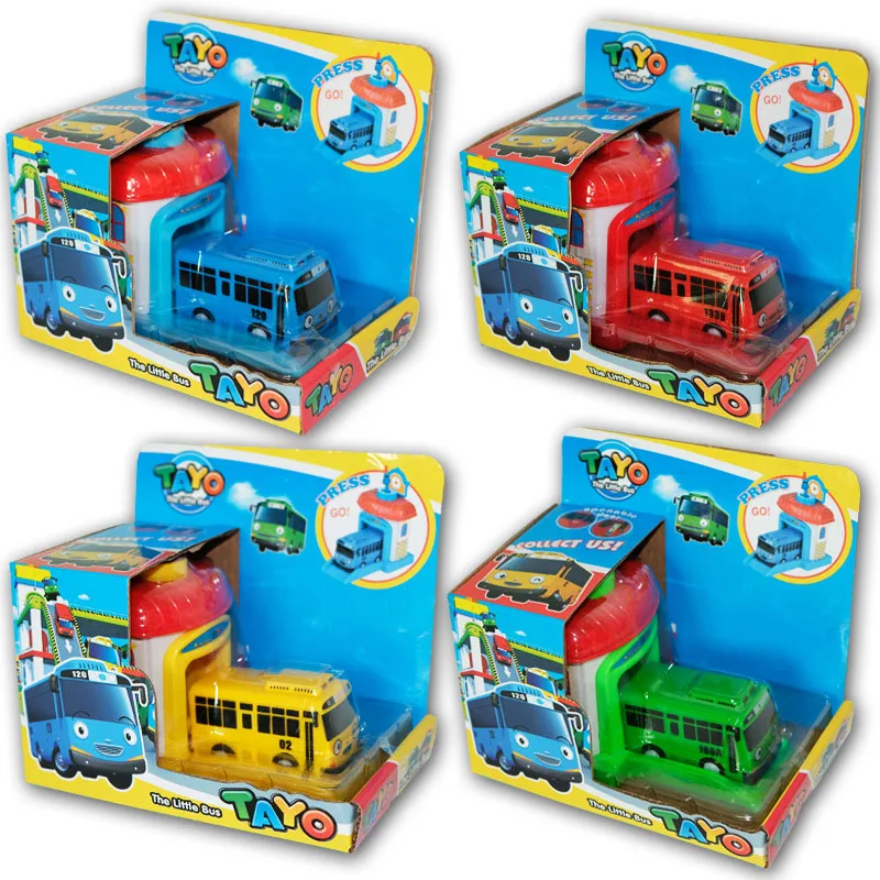 Игрушечный автобус Tayo The Little Bus 1 шт. игрушечный автомобиль араба Oyuncak гаражный