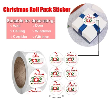 

Pack Sticker Christmas Holiday Gift Decorating Gift 1 Roll 500 Posts Christmas Christmas Decorations For Home Boże Narodzenie