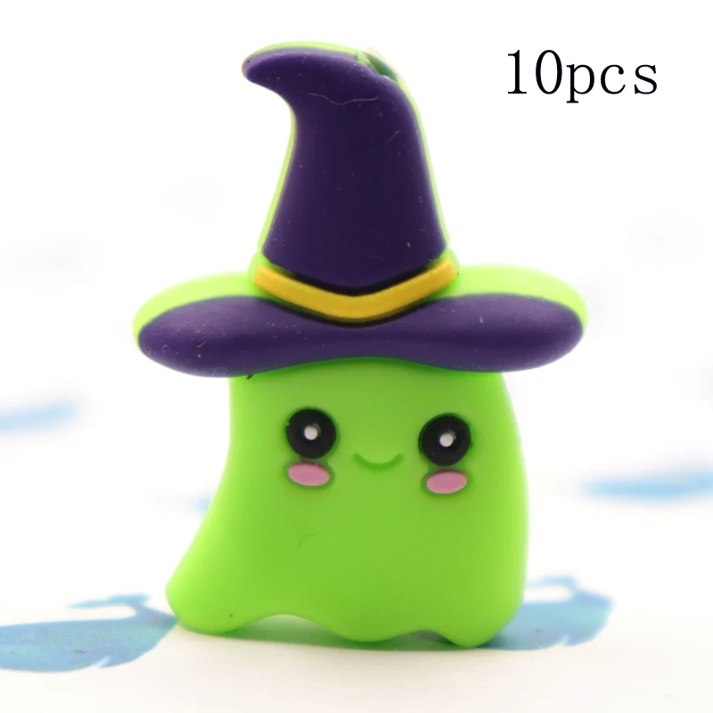 10pcs Новинка, 10 шт, детский силиконовый прорезыватель, без БФА, пищевое качество, мультяшное животное, жевательный успокоитель, игрушка, уход за зубами, подвеска, Товары для детей - Цвет: 10pcs