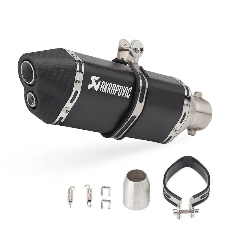 020-HEI-HEI DB killer Akrapovic Мотоцикл выхлопная труба глушитель для мотоцикла Escape для братьев Honda Nc 700 Yamaha R3 выхлопная труба Silencieux Moto - Цвет: 020-HEI-HEI