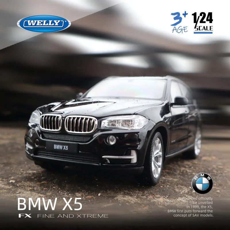 Модель внедорожника Welly 1:24 BMW X5 SUV из сплава|Наземный транспорт| |