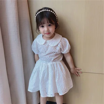 

Mihkalev girls boutique summer outfits 2020 tshirt+skirt baby girl clothes sets for children pretty clothing kids tracksuit