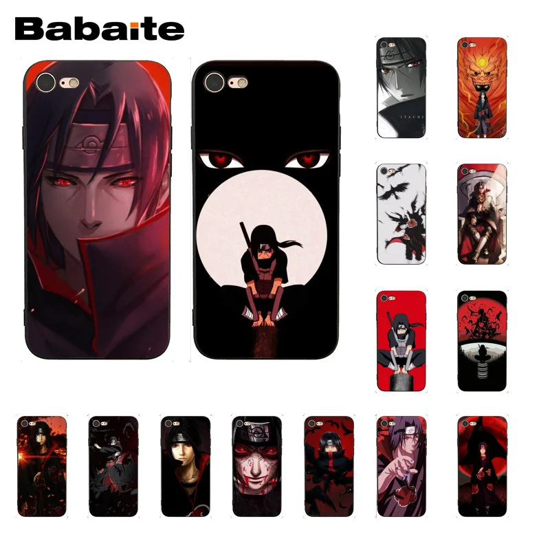 Японский чехол для телефона Naruto Itachi Uchiha iphone 11 12 Pro Max 8 7 6 6S Plus 5 5S SE XR X XS MAX