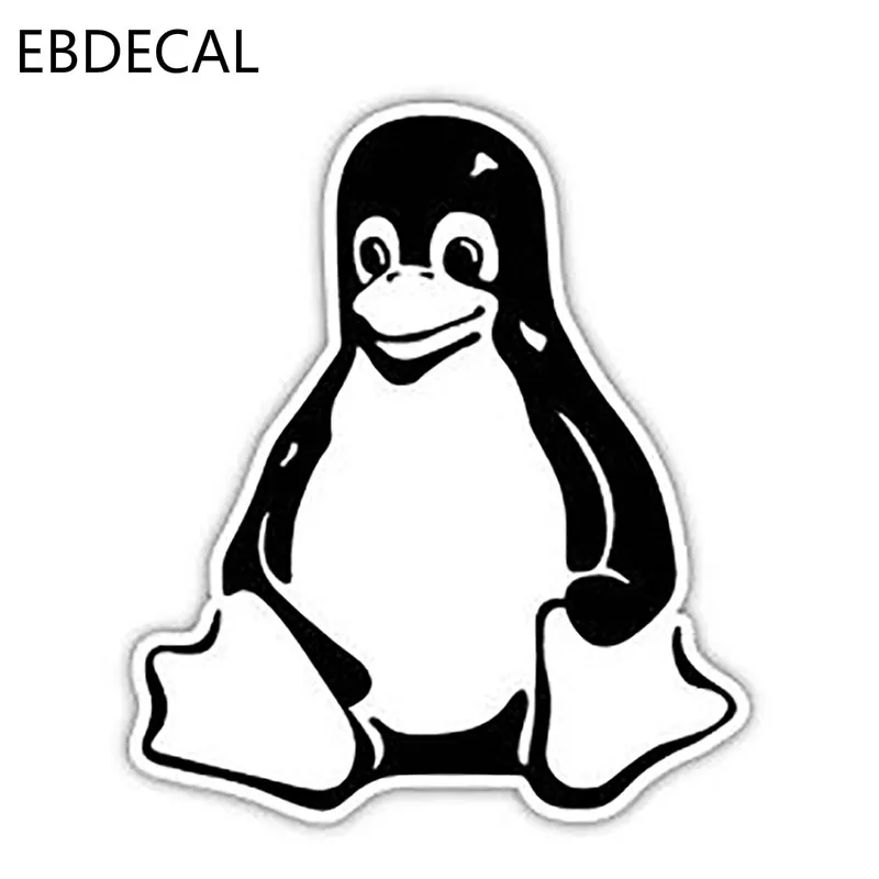 EBdecal автомобильный стиль Tux Пингвин Linux наклейка для Авто/бампер/окно/наклейка на