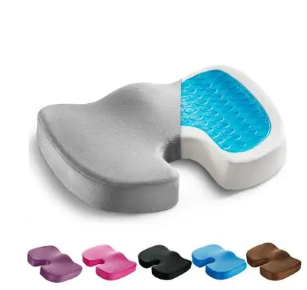 

Travel Breathable Seat Cushion Coccyx Orthopedic Memory Foam Seat Massage Chair Cushion Pad Car Gel Sponge U-Shape Seat Cushion