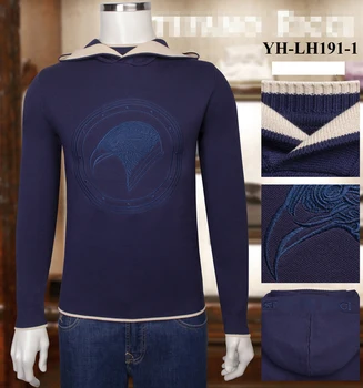 

Billionaire Sweater winter thick men's 2020 new fashion turtleneck Hooded comfortable elasticity big size M-4XL free shipping