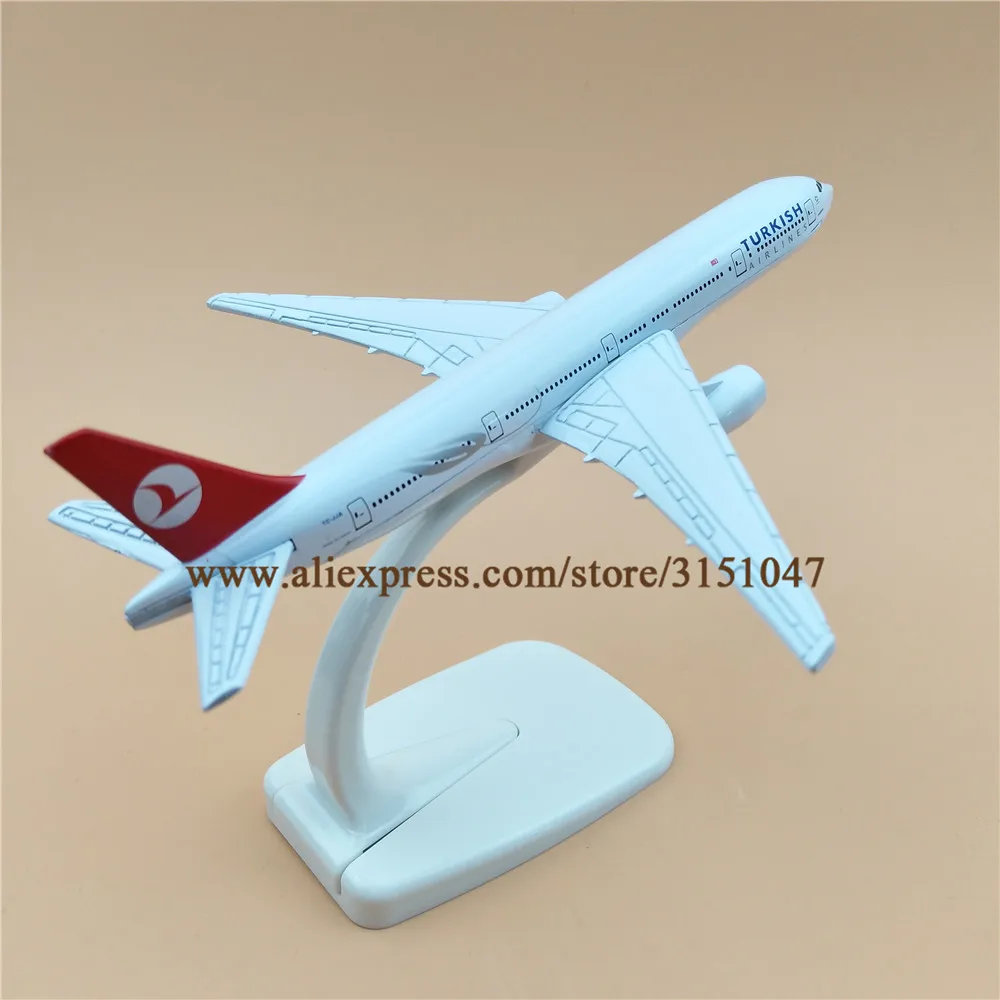 16 см Air Turkish B777 Airlines Boeing 777 модель самолета из сплава металла литье под давлением