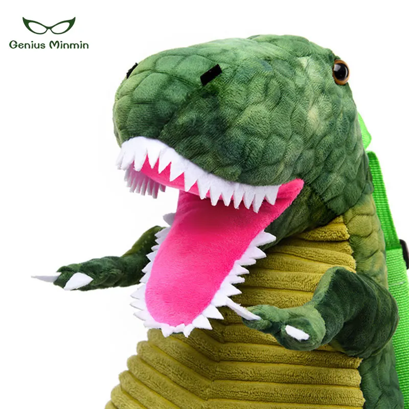 Горячая Большая 3D Динозавр плюшевая сумка мультфильм динозавр рюкзак животное Юрского периода Детская сумка кошелек детский подарок