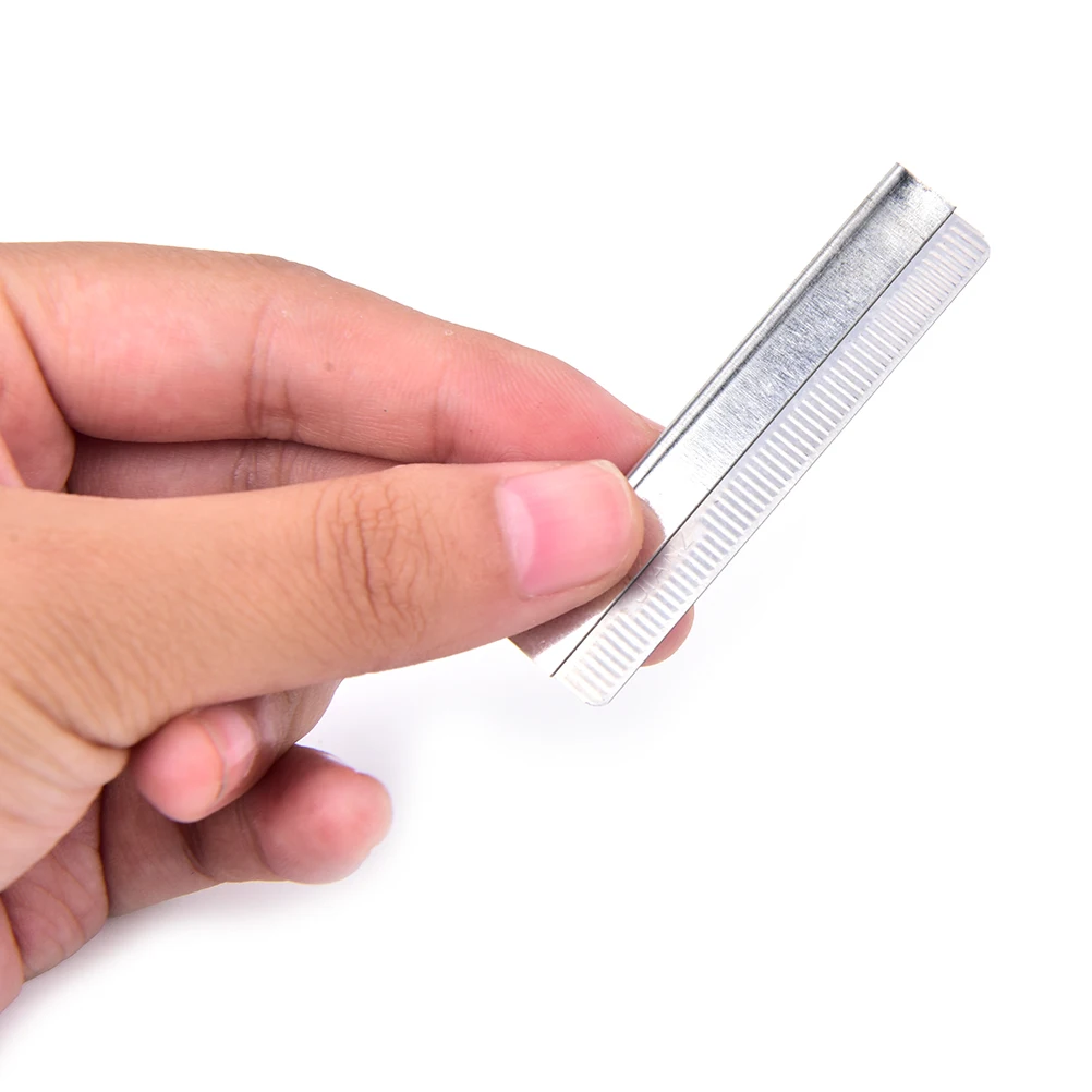 10 шт./лот, триммер и скребок для бровей, бритва, лезвие из нержавеющей стали
