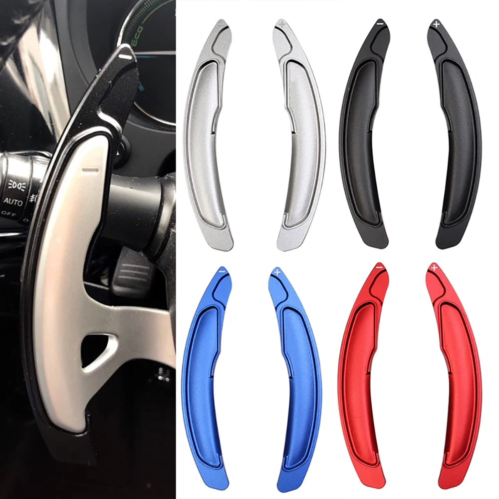 Car Steering Wheel Shift Paddle Extend Direct Gear Paddle Extension For Mitsubishi ASX Outlander Lancer Eclipse Cross Lancer carbon fiber paddle shift