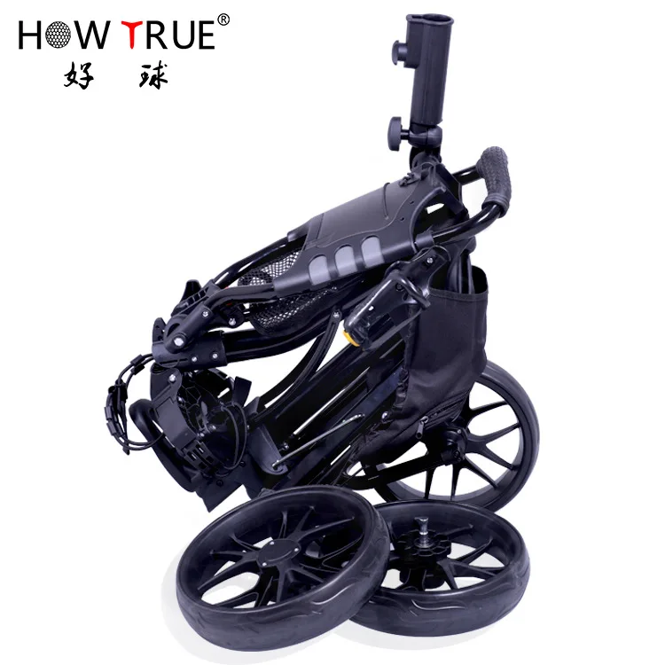 New Multi-Functional Golf Car Foldable 3 Wheels Push Cart Bag Cart