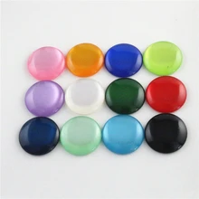 10 шт./лот, 25 мм, 12 цветов и смешанных цветов, кабошоны из смолы с плоской задней частью, камея, подходит для 25 мм, камея, основа, Купольные ювелирные аксессуары, поставки