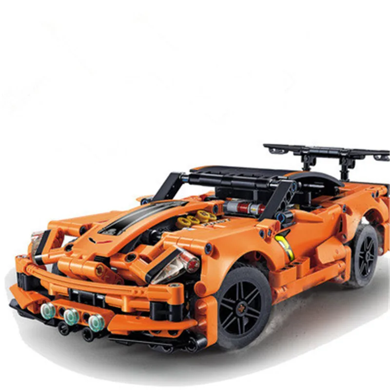 

13384 Sports Car Chevrolet Corvette ZR1 Building Blocks Compatible With City Creator Model Toys For Kids Christmas Gift Legoing