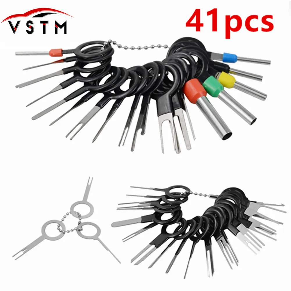 Full Set Automotive Plug Terminal Remove Tool Set Key Pin Car
