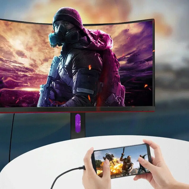 4K Кабель-адаптер компактный и портативный переносной Удобный usb type C к гнезду HDMI концентратор разветвитель для MacBook Pro samsung