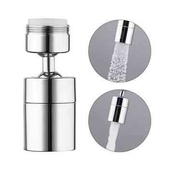 

Kitchen Sink Big Angle Swivel Faucet Filter Head Foamer Aerators 2 Water Modes Faucet Accessories Tip Filter Foamer Aerators