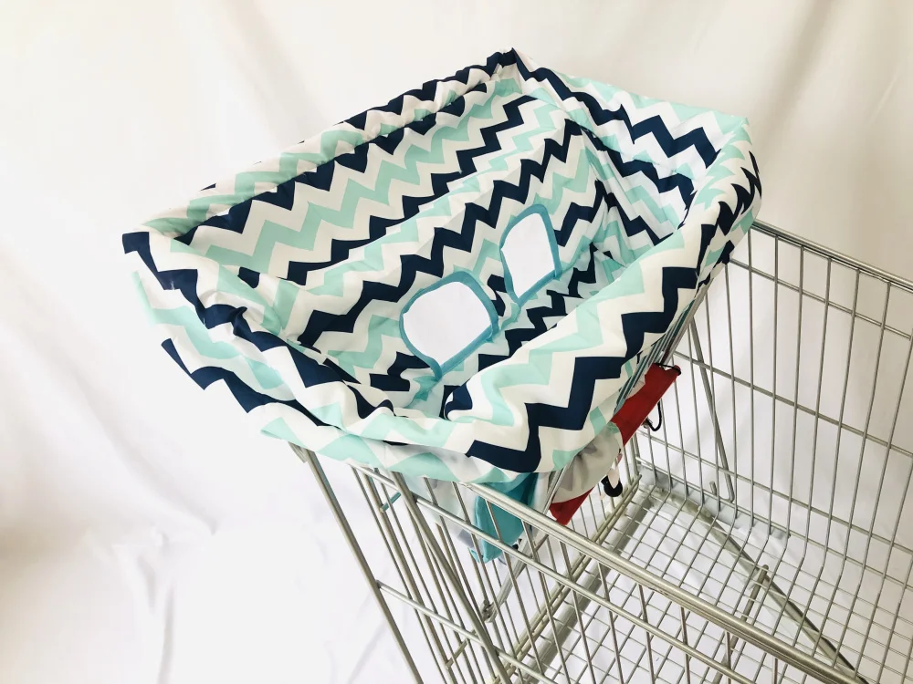 Portable Shopping Cart Cover High Chair and Grocery Cart Covers for