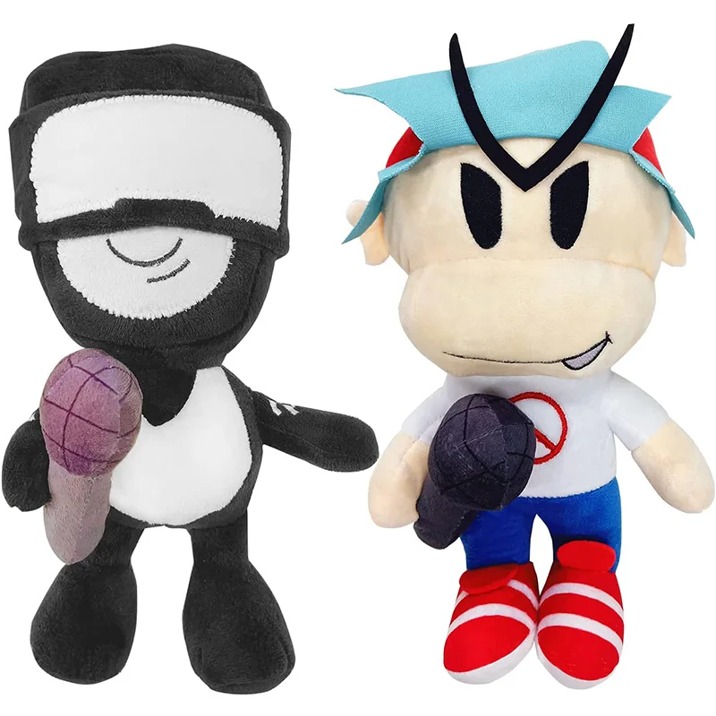  Fnf Boyfriend Plush Toy, Friday Night Funkin Plushies  Boyfriend, Boyfriend Plush, 10 Inch : Toys & Games