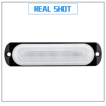 

White+Yellow Work Light Aluminum Motorcycle Exterior Truck Side Marker