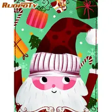 

RUOPOTY 60x75cm Frameless Drawing By Numbers Santa Claus DIY Digital Painting Wall Art Picture Home Art 60x75cm