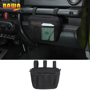 

BAWA Car Universal Co-Pilot Handle Storage Bag for Suzuki Jimny 2019+ Multifunctional Storage Bag for Jeep Wrangler JK JL 2007+