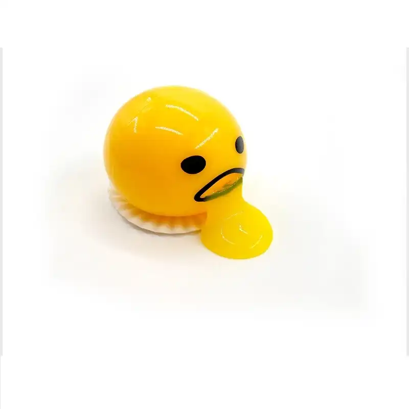 puking egg stress ball