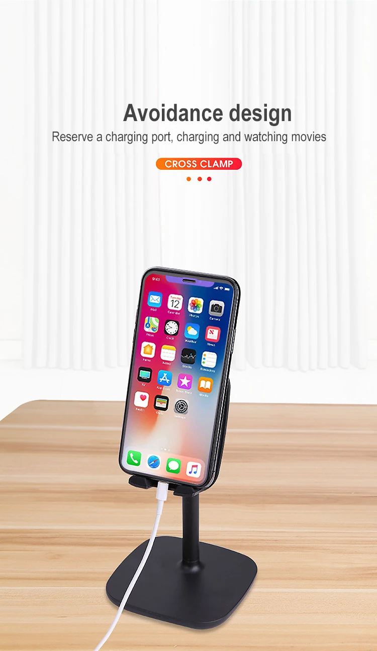 Держатель для мобильного телефона Подставка для iPhone 11 XS X 8 7 6 Plus настольная подставка-держатель для сотового телефона Аксессуары для Xiaomi держатель для телефона